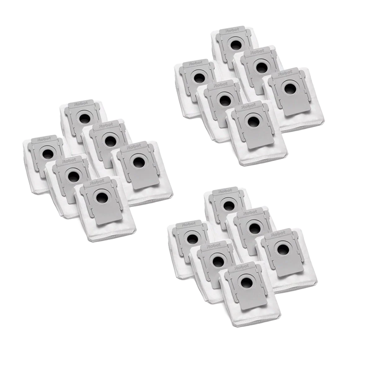6 x 3 kpl pakkaus pölypusseja ulkoiseen pölysäiliöön s-, j-, i-sarjan ja Roomba Combo® 2 Essential tuotteille