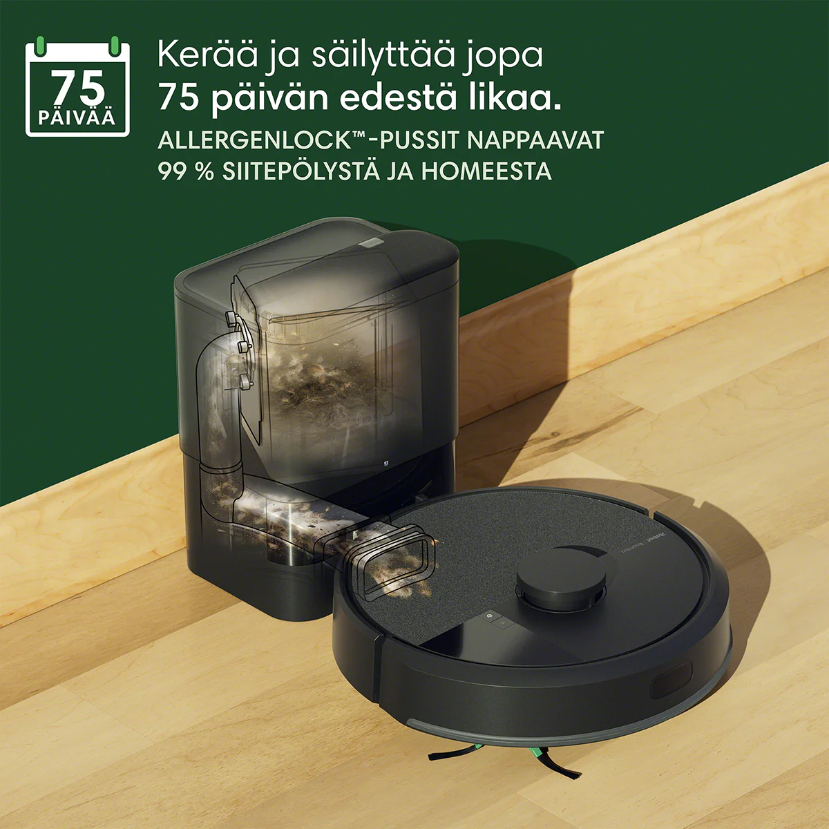 Roomba® 105 Combo -robotti + AutoEmpty™-telakka - Image 3