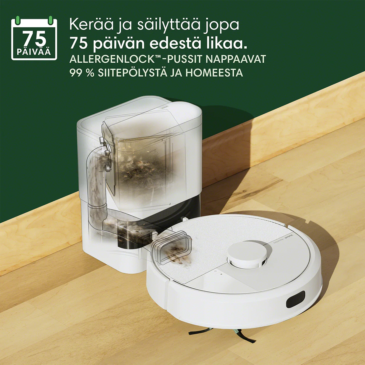 Roomba® 105 Combo -robotti + AutoEmpty™-telakka - Image 3
