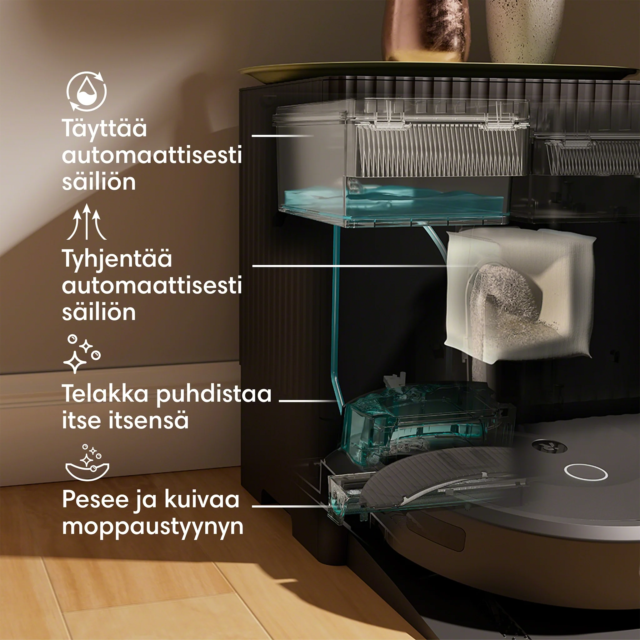 Roomba Combo® 10 Max robotti + AutoWash™ -telakka - Image 5