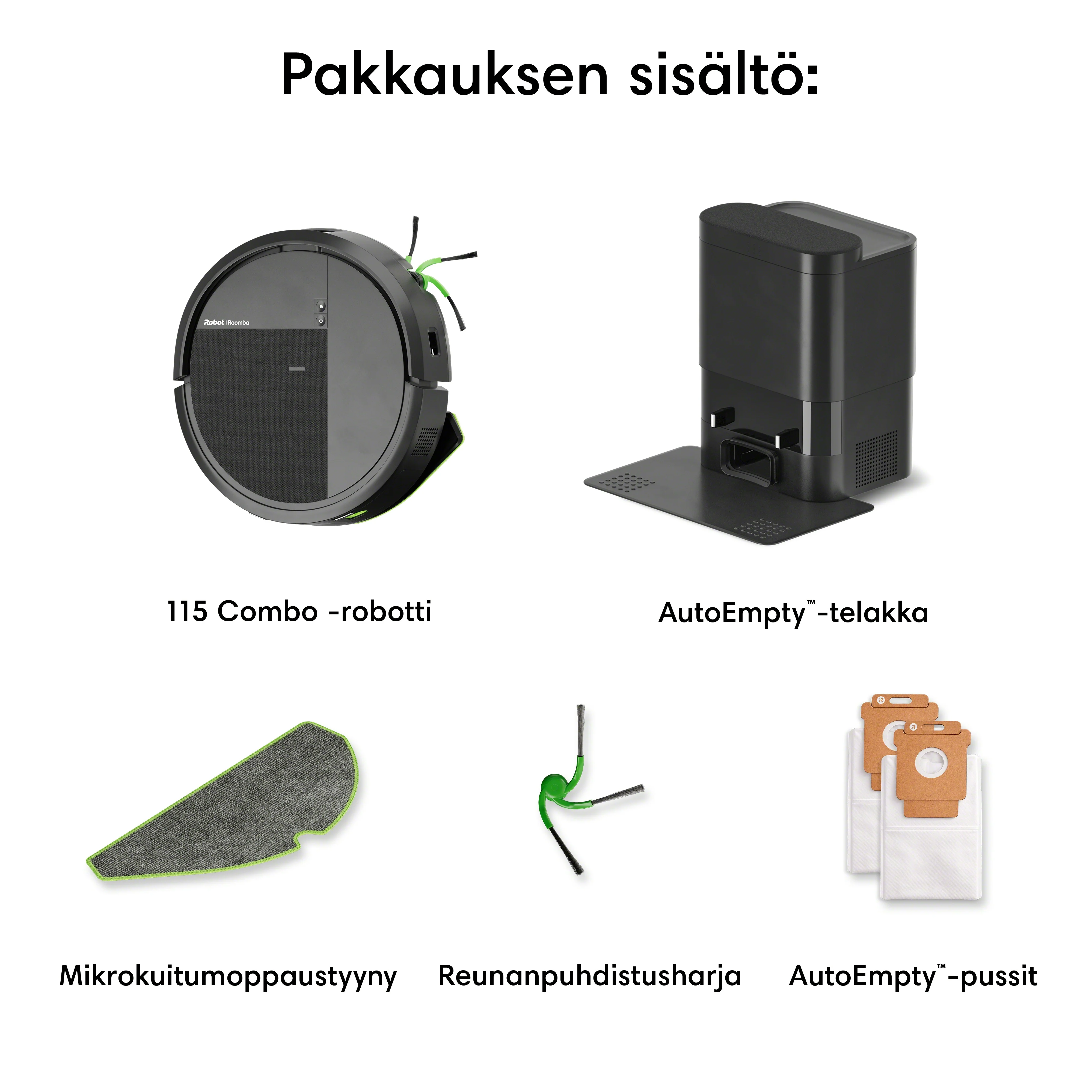 Roomba® 115 Combo -robotti + AutoEmpty™-telakka - Image 10