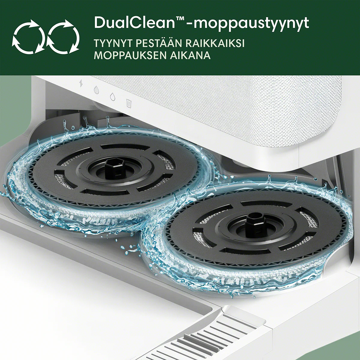 Roomba® Plus 405 Combo -robotti + AutoWash™-telakka - Image 8