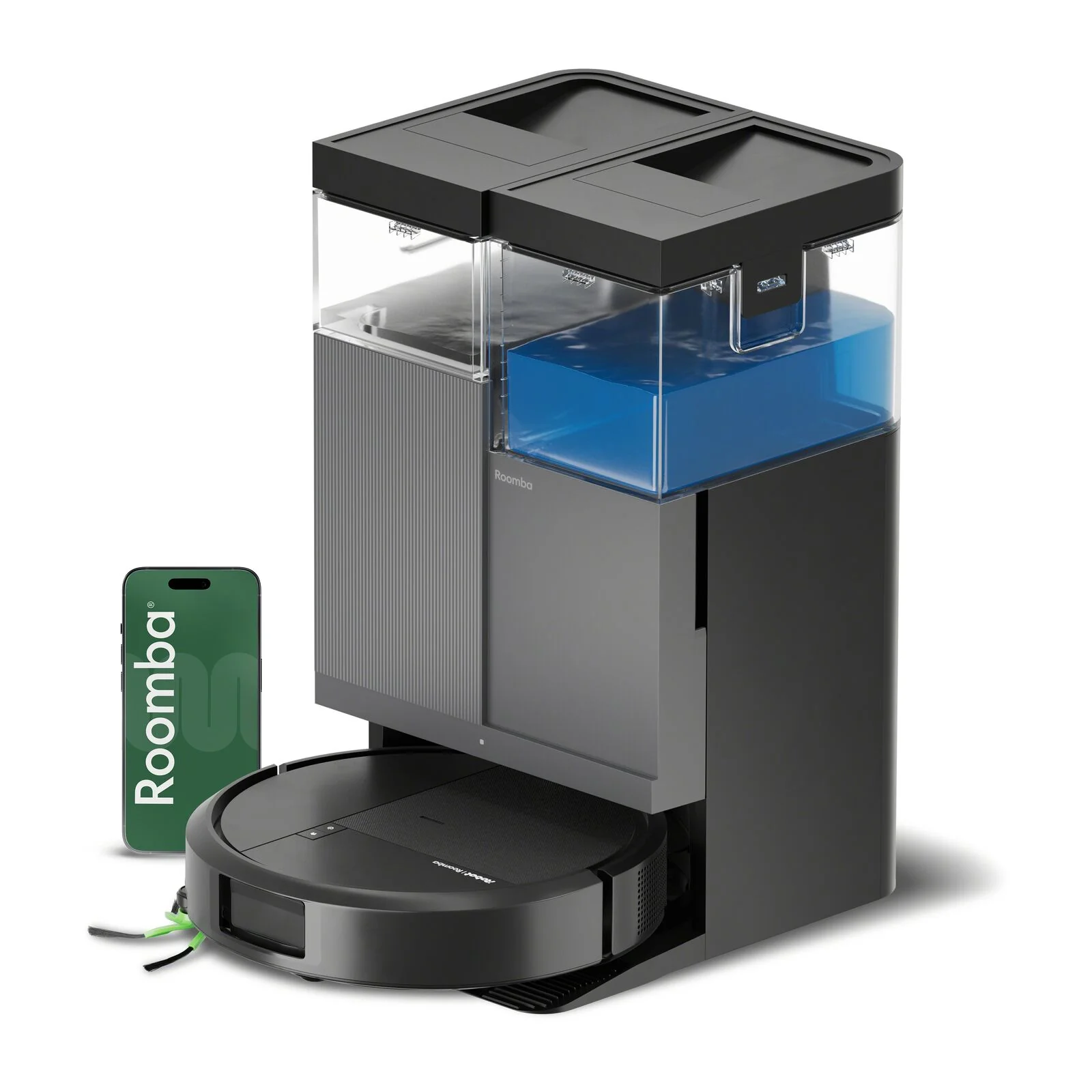 Roomba® Plus 415 Combo -robotti + AutoWash™-telakka